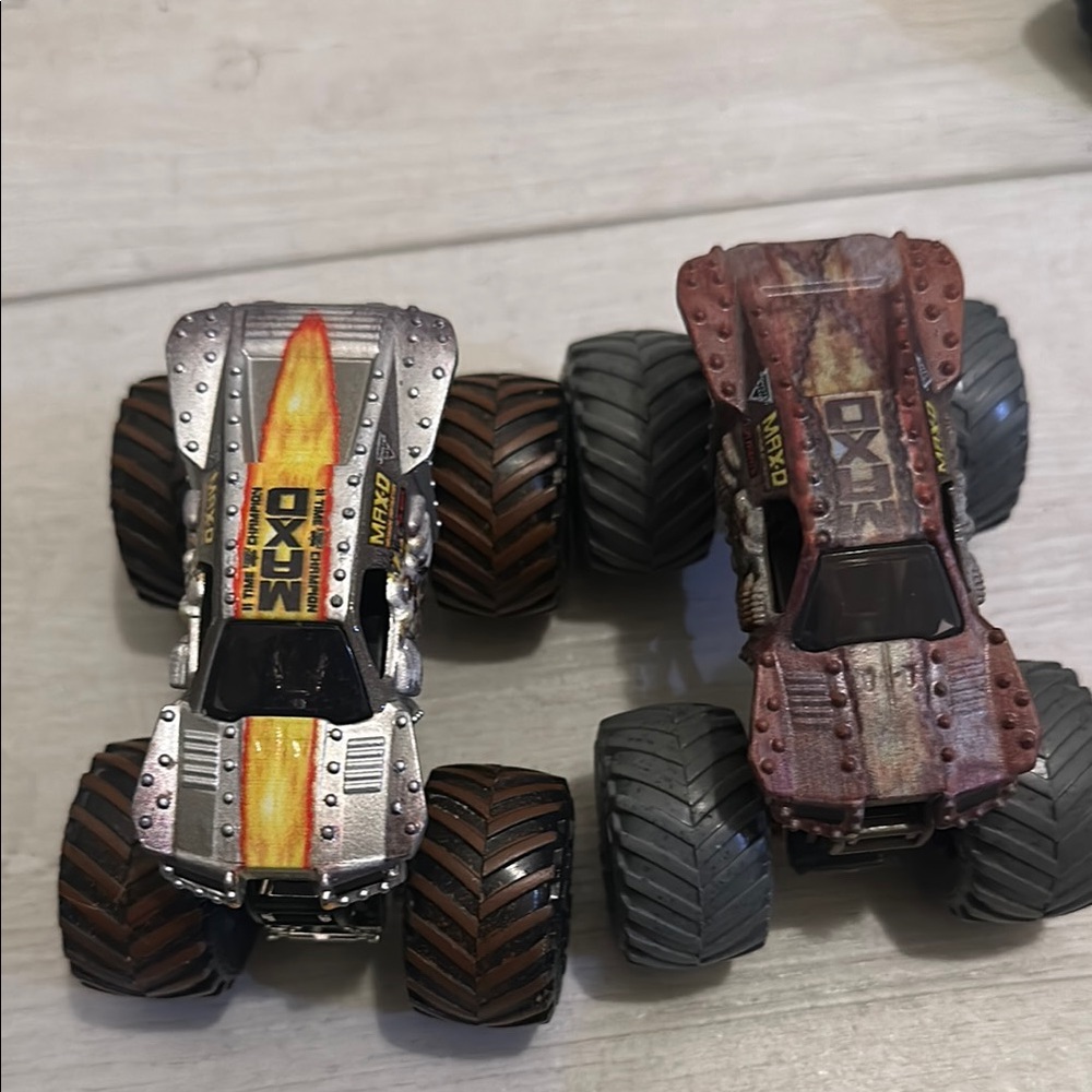 Monster Truck Toy Set - Silver and Brown